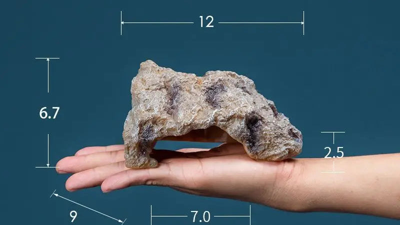 Resin Rock Reptile Hideout,Desert-Style Cave Shelter for Palace Guard Lizards and Horned Frogs,Terrarium Refuge and Landscaping