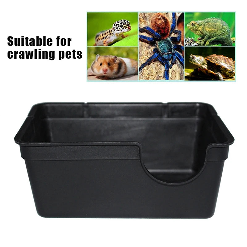 Reptile Hiding Cave Multi-Species Small Pet Cave, Hide Box for Amphibians, Insects & Arachnids, Easy to Clean Habitat Accessory