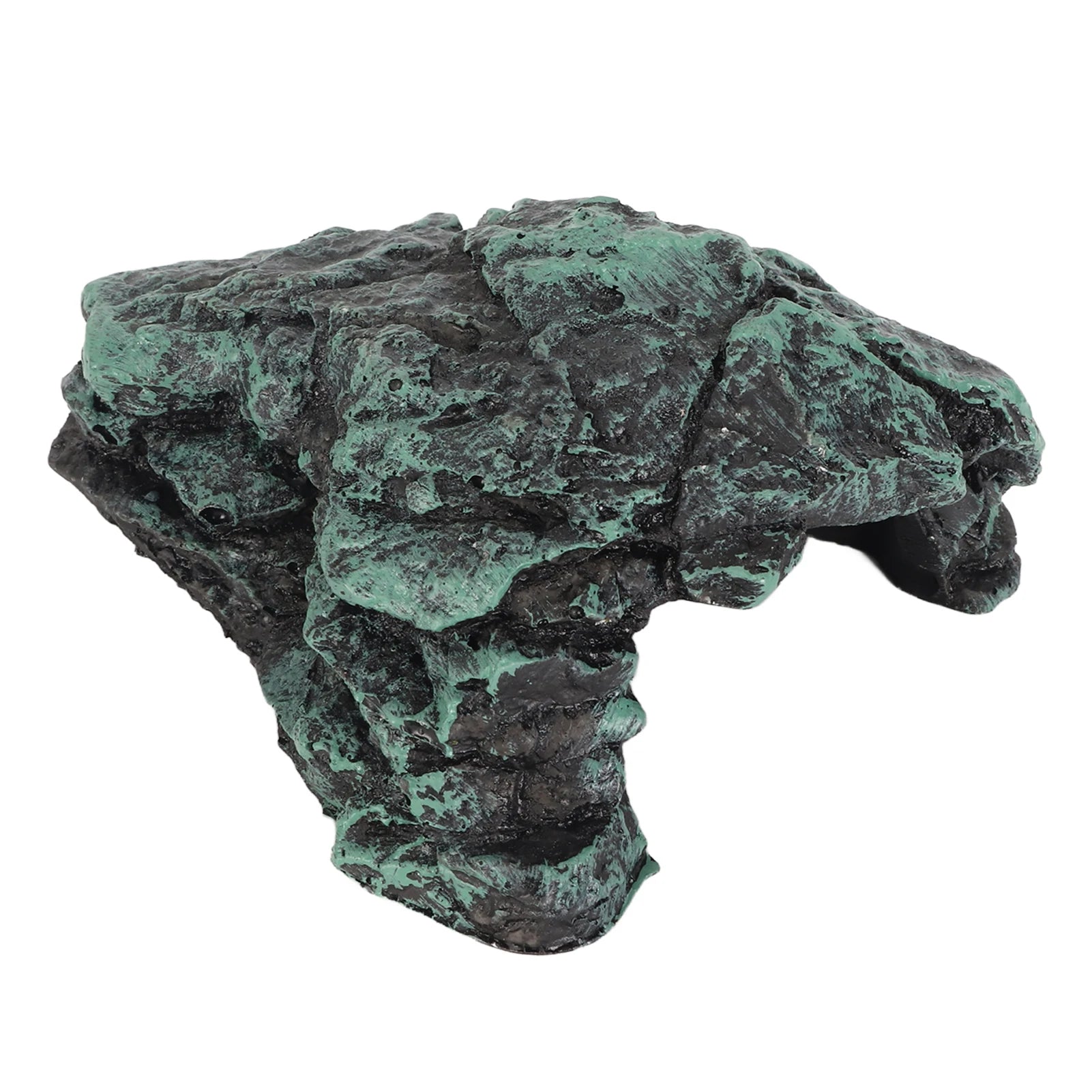 Reptile Rock Hide Cave Simulation Realistic Safe Comfortable Resin Rock Hideout for Terrarium Decoration