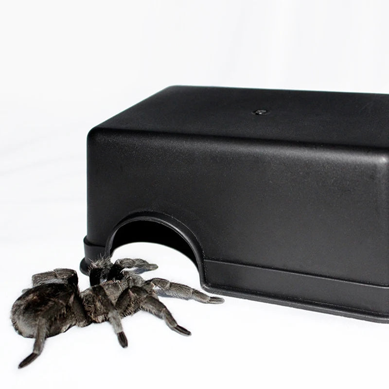 Reptile Hiding Cave Multi-Species Small Pet Cave, Hide Box for Amphibians, Insects & Arachnids, Easy to Clean Habitat Accessory