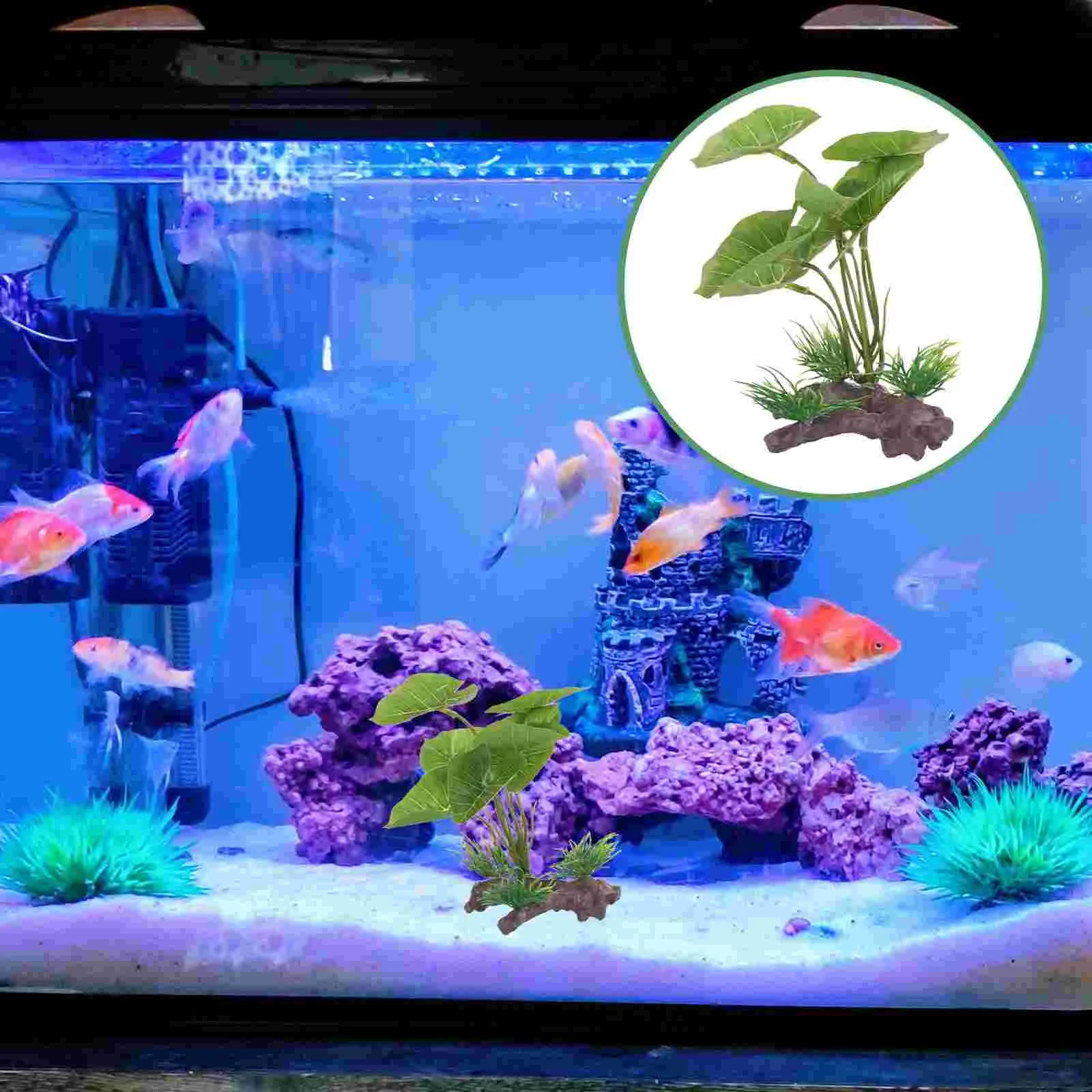 Aquarium Simulation Plant Aquatic Plants Artificial Aquarium Plant Realistic Reptile Terrariums Plants Fish Tank Decoration