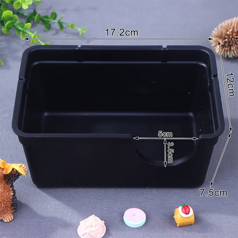 Reptile Hiding Cave Multi-Species Small Pet Cave, Hide Box for Amphibians, Insects & Arachnids, Easy to Clean Habitat Accessory