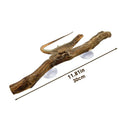 Reptile Climbing Corner Stick Non-slip Reptile Branches Terrarium Branches Reptile Decor Wooden Tree Trunk Ornament Habitat Deco