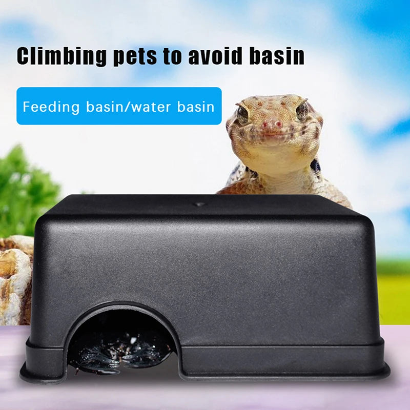 Reptile Hiding Cave Multi-Species Small Pet Cave, Hide Box for Amphibians, Insects & Arachnids, Easy to Clean Habitat Accessory