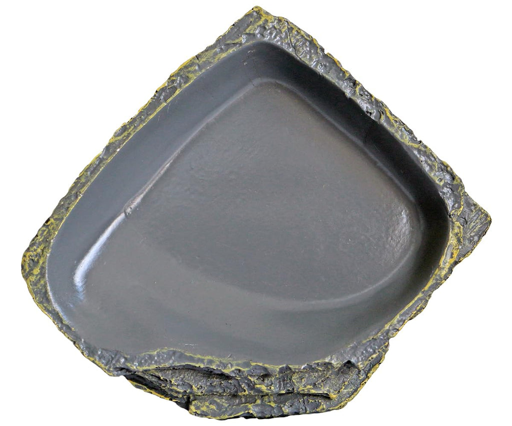 Reptile Feeding Dish Corner BowlReptile Water Dish Food Bowl Amphibians tank and Little Critters Water Bowl Reptile Feeding Terrarium Bowls for Bearded Dragon LizardHermit CrabGeckoTortoisefrog
